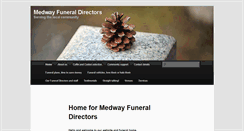Desktop Screenshot of medwayfuneraldirectors.co.uk